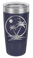 Load image into Gallery viewer, Palm Trees 2 Laser Engraved Tumbler (Etched)
