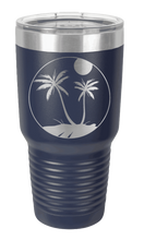 Load image into Gallery viewer, Palm Trees 3 Laser Engraved Tumbler (Etched)
