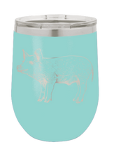 Load image into Gallery viewer, Pig Laser Engraved  Wine Tumbler (Etched)
