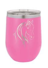 Load image into Gallery viewer, Horse 1 Laser Engraved Wine Tumbler (Etched)
