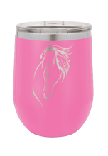 Load image into Gallery viewer, Horse 2 Laser Engraved Wine Tumbler (Etched)
