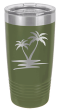 Load image into Gallery viewer, Palm Trees Laser Engraved Tumbler (Etched)
