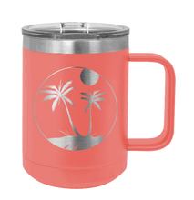 Load image into Gallery viewer, Palm Trees 3 Laser Engraved Mug (Etched)
