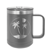 Load image into Gallery viewer, Palm Trees 3 Laser Engraved Mug (Etched)
