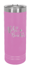 Load image into Gallery viewer, Aloha Beaches Laser Engraved Skinny Tumbler (Etched)

