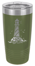 Load image into Gallery viewer, Lighthouse Laser Engraved Tumbler (Etched)
