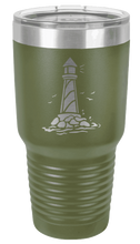 Load image into Gallery viewer, Lighthouse Laser Engraved Tumbler (Etched)
