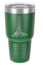 Load image into Gallery viewer, Lighthouse Laser Engraved Tumbler (Etched)
