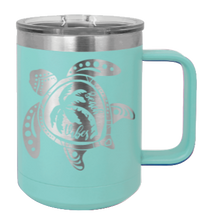 Load image into Gallery viewer, Turtle Laser Engraved Mug (Etched)
