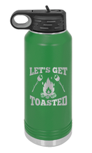 Load image into Gallery viewer, Let&#39;s Get Toasted Laser Engraved Water Bottle (Etched)
