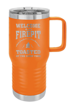 Load image into Gallery viewer, Welcome to our Firepit Laser Engraved Mug (Etched)
