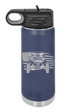 Load image into Gallery viewer, RZR Flag Laser Engraved Water Bottle (Etched)
