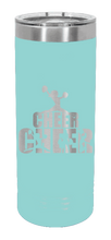 Load image into Gallery viewer, Cheerleader Laser Engraved Skinny Tumbler (Etched)
