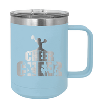 Load image into Gallery viewer, Cheerleader Design Laser Engraved Mug (Etched)
