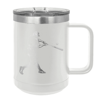 Load image into Gallery viewer, Baseball Player Laser Engraved Mug (Etched)
