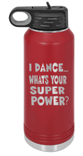 Load image into Gallery viewer, Dance 2 Laser Engraved Water Bottle (Etched)
