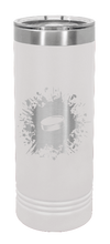 Load image into Gallery viewer, Hockey Laser Engraved Skinny Tumbler (Etched)
