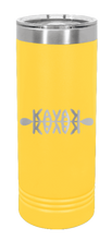 Load image into Gallery viewer, Kayak Laser Engraved Skinny Tumbler (Etched)
