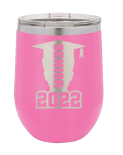 Load image into Gallery viewer, Senior 2022 1 Laser Engraved Wine Tumbler (Etched)
