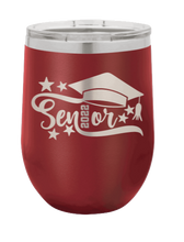 Load image into Gallery viewer, Senior 2022 2 Laser Engraved Wine Tumbler (Etched)
