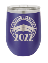 Load image into Gallery viewer, Senior Class Of 2022 3 Laser Engraved Wine Tumbler (Etched)
