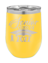 Load image into Gallery viewer, Senior Class Of 2022 4 Laser Engraved Wine Tumbler (Etched)

