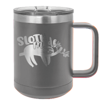 Load image into Gallery viewer, Sloth Laser Engraved Mug (Etched)
