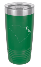 Load image into Gallery viewer, South Carolina Home Laser Engraved Tumbler (Etched)
