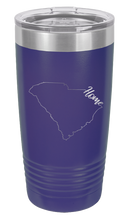 Load image into Gallery viewer, South Carolina Home Laser Engraved Tumbler (Etched)
