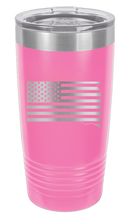 Load image into Gallery viewer, South Dakota State American Flag Laser Engraved Tumbler (Etched)
