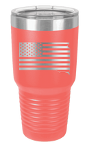 Load image into Gallery viewer, South Dakota State American Flag Laser Engraved Tumbler (Etched)
