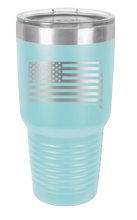 Load image into Gallery viewer, South Dakota State American Flag Laser Engraved Tumbler (Etched)
