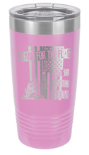 Load image into Gallery viewer, Stand for the Flag 2 Laser Engraved Tumbler (Etched)

