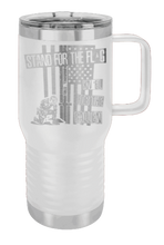 Load image into Gallery viewer, Stand for the Flag 2 Laser Engraved Mug (Etched)
