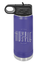 Load image into Gallery viewer, Stay Humble Hustle Hard Laser Engraved Water Bottle (Etched)
