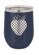 Load image into Gallery viewer, Strawberry Laser Engraved Wine Tumbler (Etched)

