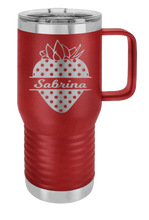 Load image into Gallery viewer, Strawberry Name Laser Engraved Mug (Etched)
