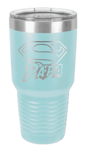 Load image into Gallery viewer, Super Papa - Customizable Laser Engraved Tumbler (Etched)
