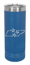 Load image into Gallery viewer, TN Tri-Star State Laser Engraved Skinny Tumbler (Etched)

