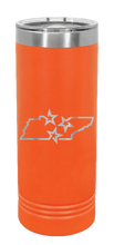 Load image into Gallery viewer, TN Tri-Star State Laser Engraved Skinny Tumbler (Etched)
