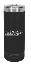Load image into Gallery viewer, Tennessee Mountains Laser Engraved Skinny Tumbler (Etched)
