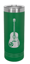 Load image into Gallery viewer, TN Guitar Laser Engraved Skinny Tumbler (Etched)
