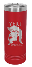 Load image into Gallery viewer, Yert Sparta, TN Laser Engraved Skinny Tumbler (Etched)

