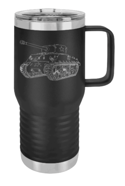 Tank Laser Engraved Mug (Etched)