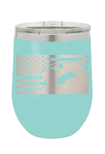 Load image into Gallery viewer, Jeep Flag 2 Laser Engraved Wine Tumbler (Etched)
