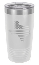 Load image into Gallery viewer, Texas State American Flag Laser Engraved Tumbler (Etched)
