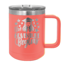 Load image into Gallery viewer, The Adventure Begins 1 Laser Engraved  Mug (Etched)
