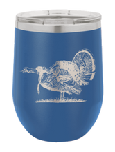 Load image into Gallery viewer, Turkey Laser Engraved Wine Tumbler (Etched)
