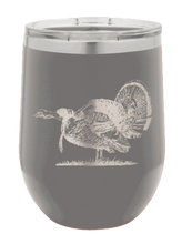 Load image into Gallery viewer, Turkey Laser Engraved Wine Tumbler (Etched)

