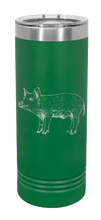 Load image into Gallery viewer, Pig Laser Engraved Skinny Tumbler (Etched)
